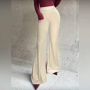 NWOT Beige Flared Women's Pants